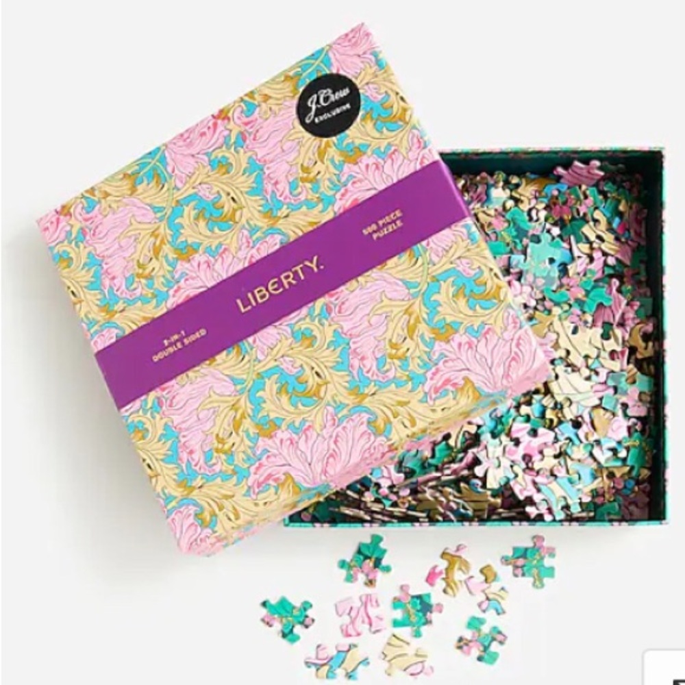 Jcrew Two-sided puzzle in Liberty® print